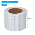 thumbnail image 2 of Uxcell 2Pcs Reflective Tape 2"x16 Ft Waterproof Reflective Tape White, 2 of 7