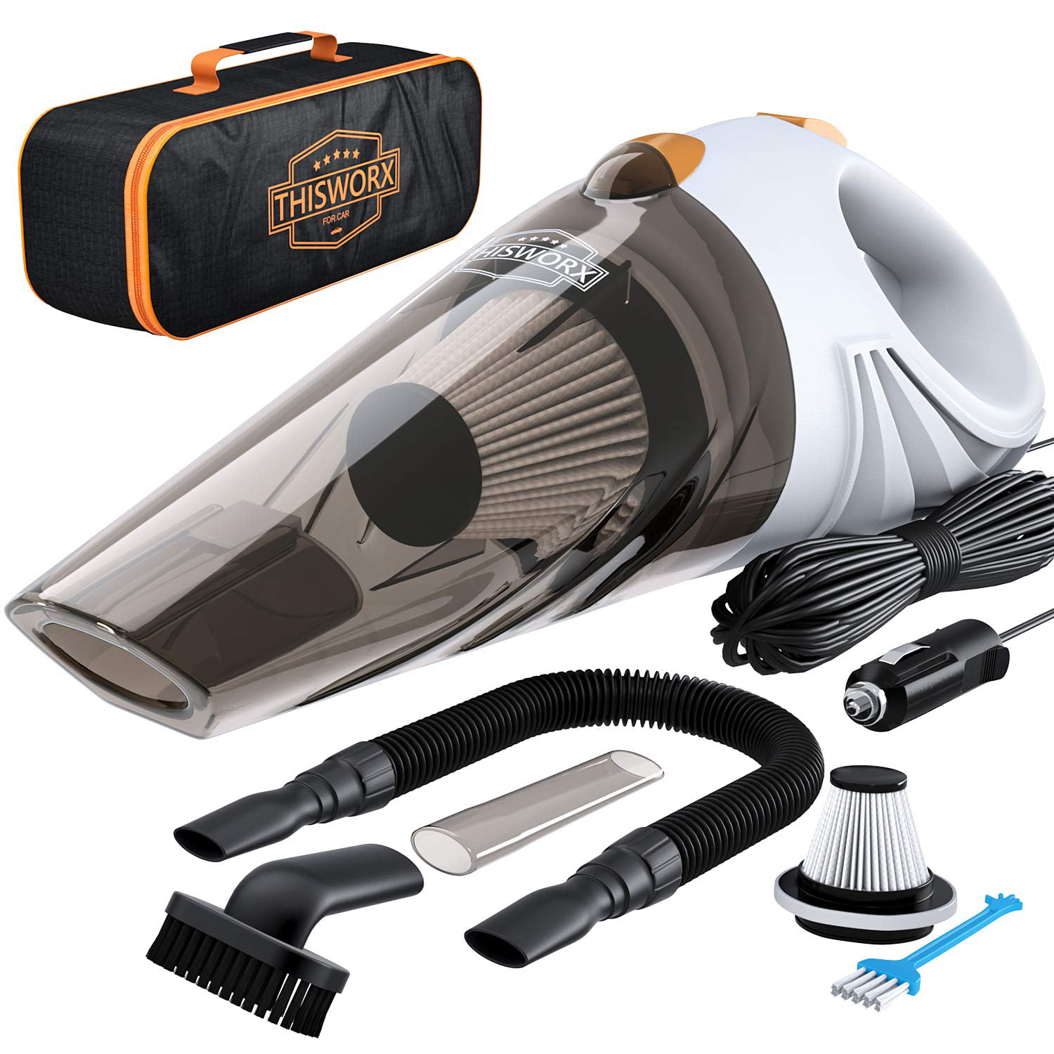 Portable Handheld Corded Car Vacuum Cleaner Storage Carry Repair Tools Bag HD 