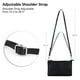 thumbnail image 5 of Bolso bandolera Wristlet Clutch para teléfono, cartera, color negro, 5 of 8