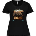 thumbnail image 3 of Inktastic Idaho Vacation Bear Silhouette Women's Plus Size T-Shirt, 3 of 5