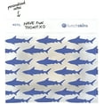 thumbnail image 2 of Lunchskins Recyclable & Sealable Paper Sandwich Bags – 50 Count | Shark Design | Eco-Friendly Grease-Resistant Glassine Snack Bags with Self-Adhesive Closure for Freshness, 2 of 9