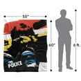 thumbnail image 5 of The Police Blanket, 50"x60" Stripes and Heads Silky Touch Super Soft Throw Blanket, 5 of 6