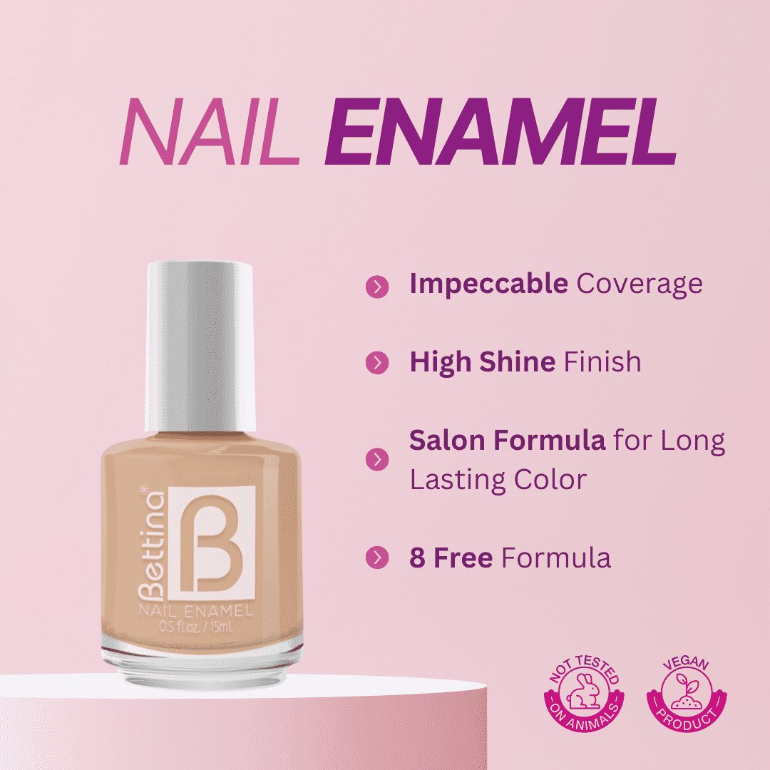 (2 pack) Bettina Nail Enamel Red