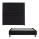 thumbnail image 1 of Box Base Cama Queen Size + Cabecera Mary Negro Dicasa  Black, 1 of 8