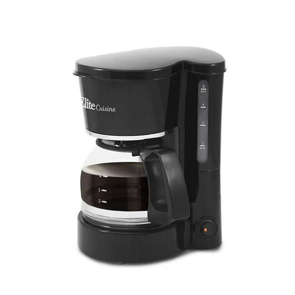 Maximatic EHC-5055 Cuisine d'Élite 5 Tasses Machine à Café avec Pause et Servir - Noir