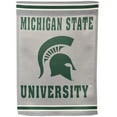 thumbnail image 2 of Michigan State Spartans 28" x 44" Double-Sided Embossed Suede House Flag, 2 of 2