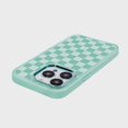 thumbnail image 5 of Caseco iPhone 15 Pro Case With Mag-Safe - Green Checkerboard, 5 of 5