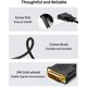 thumbnail image 2 of Cable DVI a HDMI, CableCreation 10ft 4K HDMI a DVI-D Adaptador bidireccional, HDMI a DVI-D 24+1, Soporte 1080P HD para Xbox One, PS5, Tarjeta gráfica, Blue-ray, Switch Fokelyi XMWJ021, 2 of 8