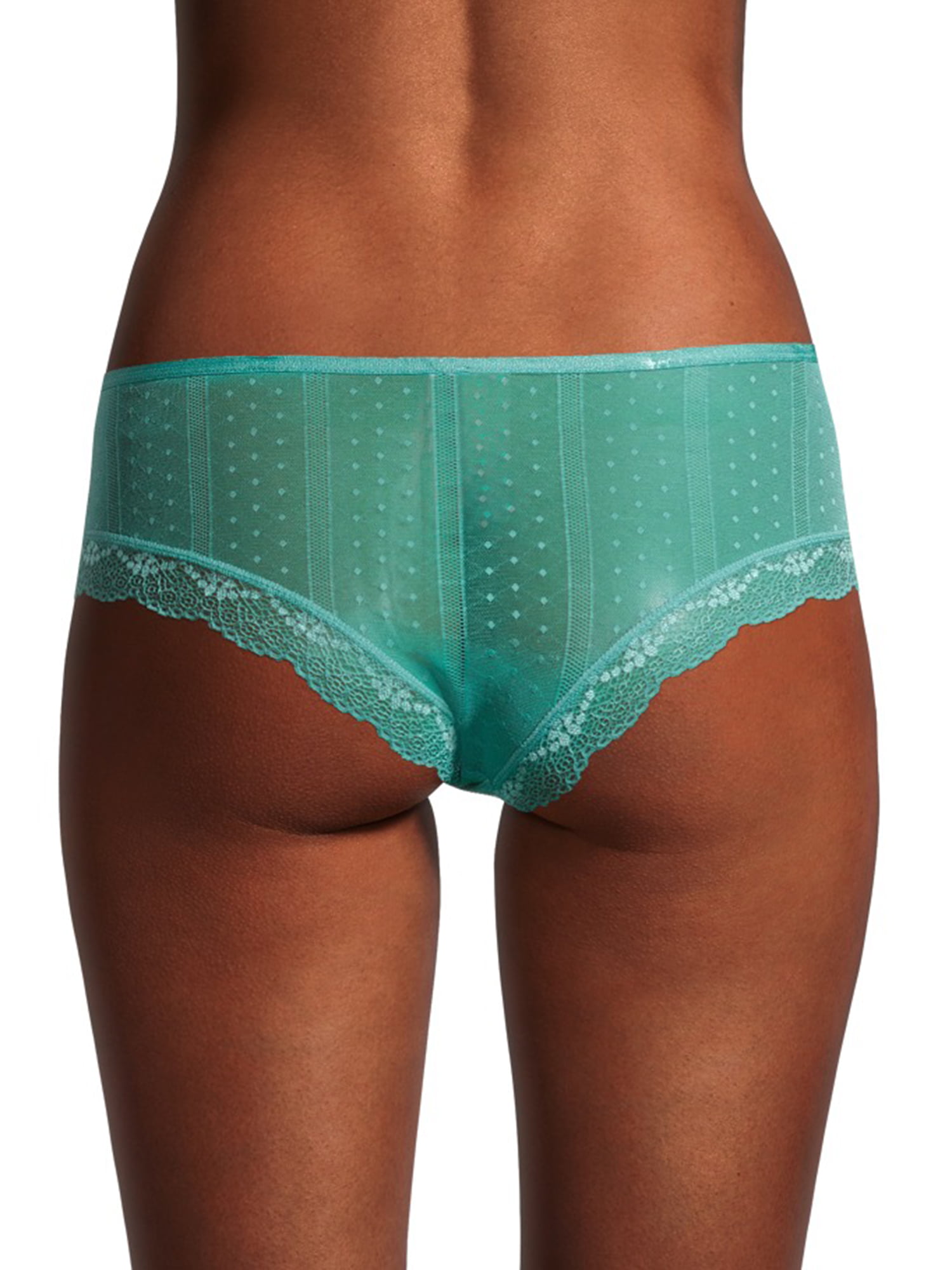 Buy Victoria's Secret French Sage Green Mesh Cheeky No Show
