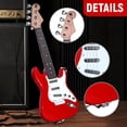 thumbnail image 3 of Juguete de Guitarra de 17 Pulgadas para NiñOs, Instrumentos Musicales de Guitarra EléCtrica de 4 Cuerdas para NiñOs, Juguete de Instrumento ElectróNico PortáTil,B, 3 of 5