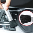 thumbnail image 4 of 2xMini cepillos de detalles automotrices rejillas de ventilación retráctiles para teclado de motor plateado 2 piezas, 4 of 8