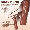 thumbnail image 2 of Dulele Juego de 5 delineadores de labios mate con crayón, delineador de labios suave y degradado, delineador de labios natural de larga duración, lápiz de maquillaje de labios antiadherente, 2 of 8