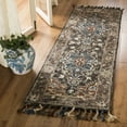 thumbnail image 3 of SAFAVIEH Aspen Lance Southwestern Wool Runner Rug, Charcoal/Light Brown, 2'3" x 9', 3 of 10