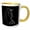 Yellow/White, variant on , May the Horse Be with You - a Horse Head on Black Cool Charming Gift, 11oz Two-tone Black Mug