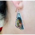 thumbnail image 2 of HOOUN Women Vintage Turquoise Silver Dangle Earrings Wedding Gifts BOHO Retro Jewelry-#19, 2 of 2