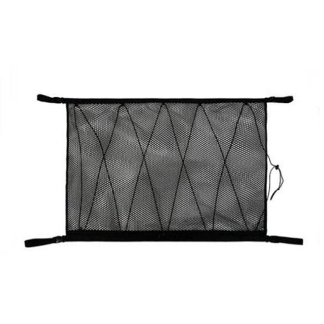 Riwesomey Organizador de techo para coche, cojinete de carga, bolsillo de malla de doble capa, gran capacidad, bolsas de almacenamiento para ahorrar Automoción decorativa y accesorios 80*60 CM Riwesomey VI019312-02
