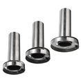 thumbnail image 3 of Silenciador de Insertables Yotijar Plata 3.5 pulgadas Silenciador de punta de escape de automóvil, 3 of 10