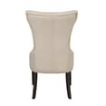 thumbnail image 4 of Acme Gerardo Side Chair (Set-2), Beige Linen & Weathered Espresso, 4 of 4