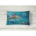 thumbnail image 2 of Carolines Treasures JMA2005PW1216 Liquid Metal Black Marlin Canvas Fabric Decorative Pillow 12H x16W multicolor, 2 of 4