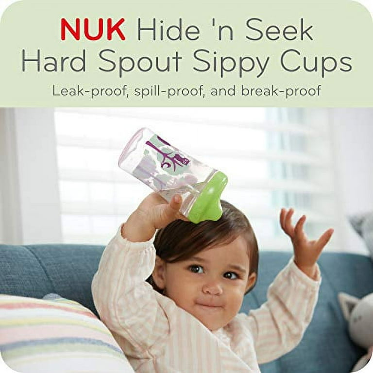 Nuk Fun Grips Cups, Hard Spout, 10 Ounce - 2 cups