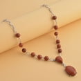 thumbnail image 2 of Red Jasper  Mix Silvertone Necklace for Women Jewelry for Women Size 18-20" Ct 57.4 Birthday Christmas Gifts, 2 of 6