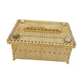 thumbnail image 3 of Caja de pañuelos faciales de estilo europeo, soporte para guardar papel para el hogar y el dormitorio. Grande, 3 of 9