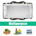 thumbnail image 5 of Map section Large Capacity Reusable Foldable Decorative Box Storage Bin Oxford Cloth Shopping Bags, 5 of 7