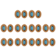 thumbnail image 1 of Almohadillas de espuma suave para auriculares Bose QuietComfort QC35 (caqui + azul), 1 of 2