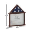 thumbnail image 5 of BizChair 3.50" x 22.5" Solid Pine Wood Mahogany Shadow Box, 5 of 11