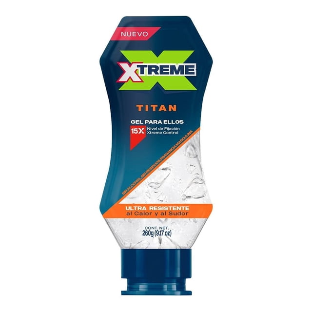 Gel para cabello Xtreme Titan para hombre squeeze 260g
