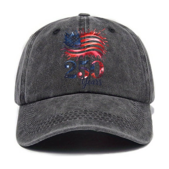 USA 250th Anniversary for Men Women Baseball Cap Patriotic Hat