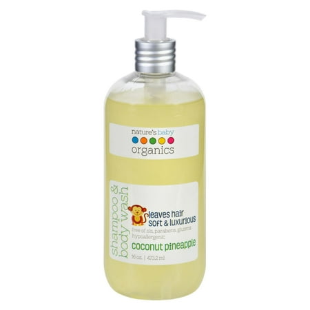 Nature's Baby Organics Shampoo and Body Wash, Coconut