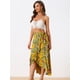 thumbnail image 2 of Fala medpiercon volantes y estampado floral bohemio pamujer Amarillo S, 2 of 5