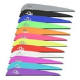 thumbnail image 5 of Q2i DV-X 4" Shield Cut Arrow Vanes-Fletching with Tri-Fusion Tech, White (100 Pk), 5 of 8