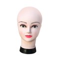 thumbnail image 4 of Gazechimp Bald Female Mannequin Head Display Model with Eyelashes and Lips Hat Display Dark Pink, 4 of 8
