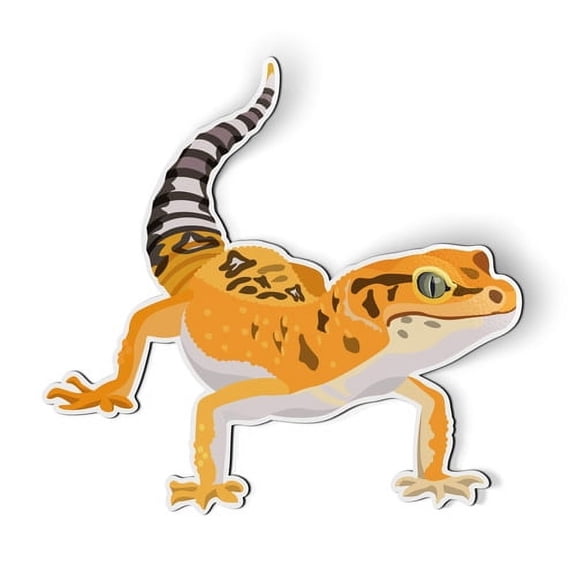 Leopard Gecko - 5" Magnet for Car Locker Refrigerator