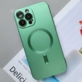 thumbnail image 1 of Funda de silicona suave con carga inalámbrica magnética de lujo para funda Magsafe para iPhone 14 13 12 11 Pro Max Plus funda a prueba de golpes Dengxun unisex, 1 of 2