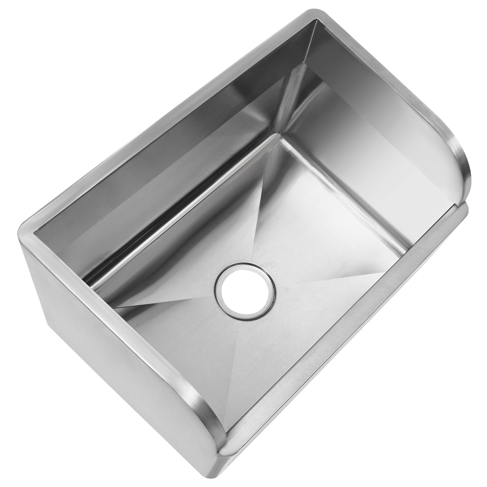 23.6*16.1*21.7in Commercial Floor Mop Sink with Drainage, Stainless Steel Mop Service Basin Freestanding Mop Buckets, Multipurpose Utility Sink Laundry Room Slop Sink for Restaurant, Garages