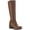Cognac Sm, variant on Sun + Stone Womens Corah Tall Zip Up Knee-High Boots