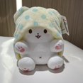 thumbnail image 2 of Muñeco de peluche de Hello Kitty con forma de oso y manta Marumofubiyori de Sanrio auténtico, muñeco de peluche de Melody Kuromi, juguetes de almohada de peluche con colgante, regalos, 2 of 5
