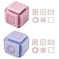 thumbnail image 2 of Kids Educational Six-Side Seal Clock Stamp Teaching Aids Toy,Blue, 2 of 5