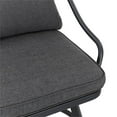 thumbnail image 5 of Patio Festival Fabric 3-Piece Outdoor Bistro Set in Gray & Black, 5 of 10