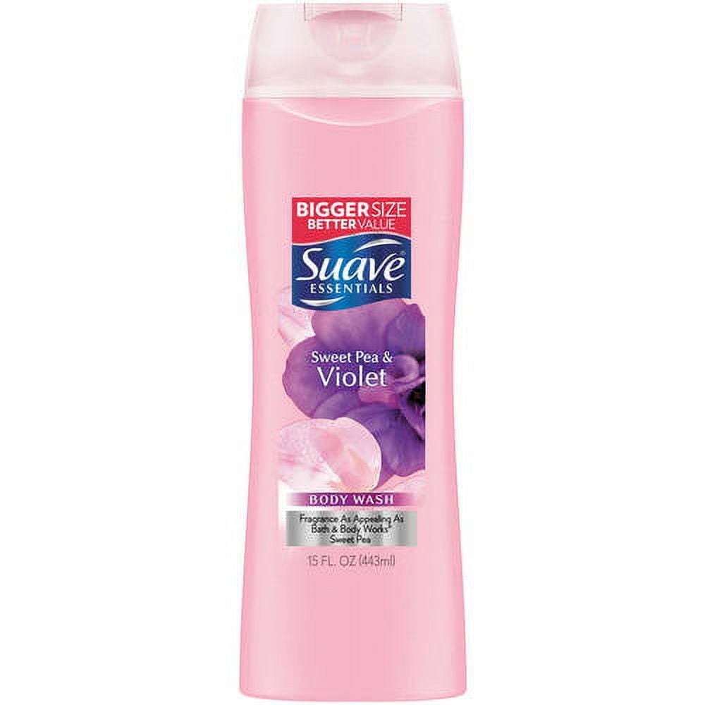 Suave Essentials Sweet Pea & Violet Body Wash, 12 Fl Oz
