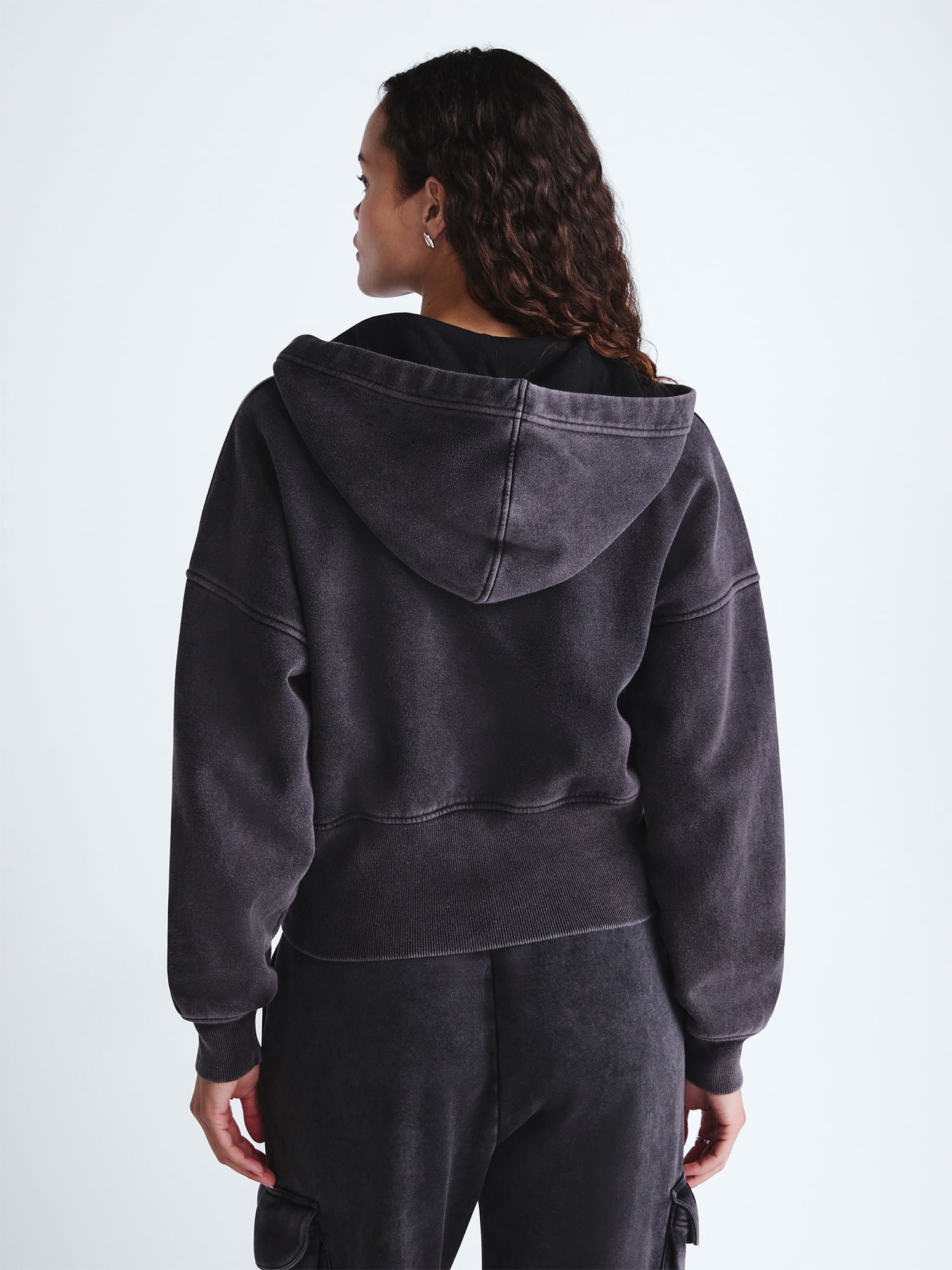 Scoop Women’s and Women’s Plus Full Zip Hoodie, Sizes XS-4X