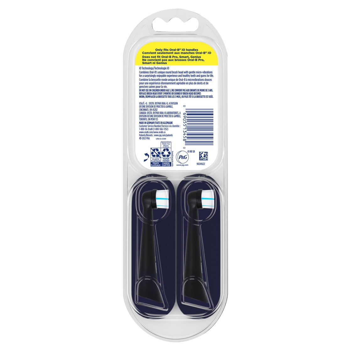 Oral-B iO Gentle Care Replacement Heads, Electric Toothbrush
