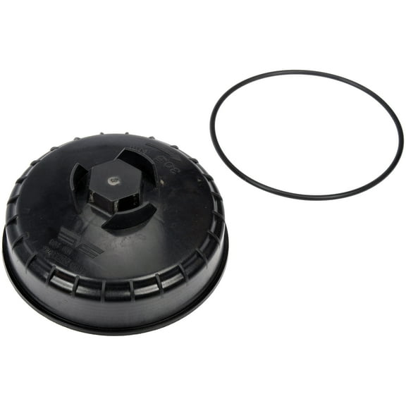Dorman 904-001 Fuel Filter Cap for Specific Dodge / Ram Models, Black Fits select: 2013-2019 RAM 2500, 2013-2019 RAM 3500