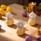 thumbnail image 4 of Decoración De Conejo De Resina Estatua de conejo de Pascua de resina amarilla de 14 x 9 cm, decoración para jardín y hogar, ideal para exhibir huevos de Pascua (1 unidad) JASKFLY, 4 of 9