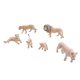 thumbnail image 5 of Modelo de animales salvajes simulados juego de modelos de leones de 6 piezas para decoración navideña ANGGREK Otros, 5 of 8