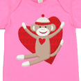 thumbnail image 4 of Inktastic Hug Sock Monkey Boys or Girls Baby Bodysuit, 4 of 5