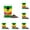 Yellow 6PCS, variant on Water Soluble Soil All Purpose Flower Garden Potting Mix Soil for Indoor Outdoor Quick Drain Flowers, Vegetables, Trees, Shrubs, Roses, Houseplants, 100G, 1/2/3/4/6 PCS